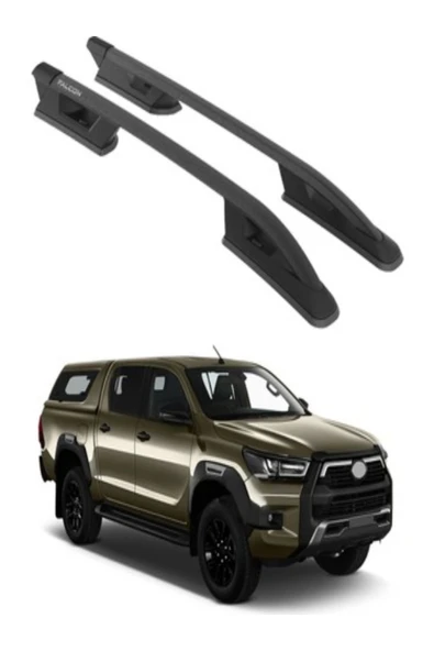 ROAL TUNİNGToyota Hilux (2015+) Falcon Model Tavan Çıtası - Siyah ürün görseli 1