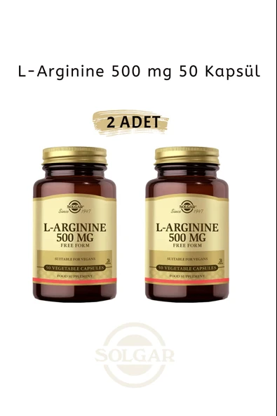 Solgar L-lysine 500 Mg 50 Kapsül 2 Adet ürün görseli 1