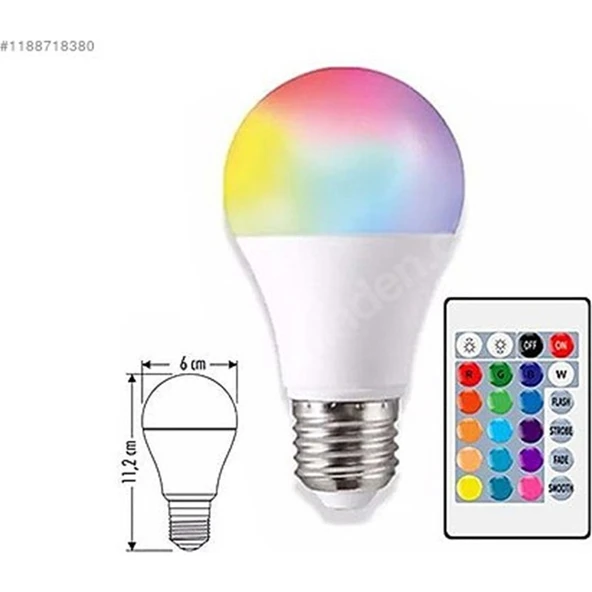 Cata CT-4058 Kumandalı LED Ampul 9W ürün görseli 1
