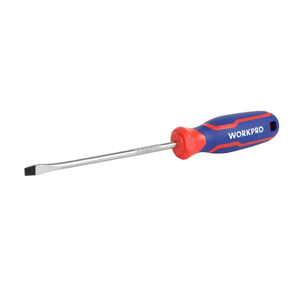WORKPRO WP221020 6.5x150mm CR-V Manyetik Profesyonel Düz Tornavida ürün görseli 1