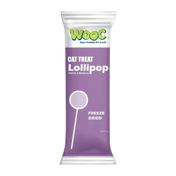 Wooc Tavuk ve Yaban Mersinli Kedi Lolipop ürün görseli 1