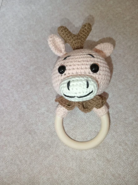 Amigurumi Geyik Çıngırak - Resim 2