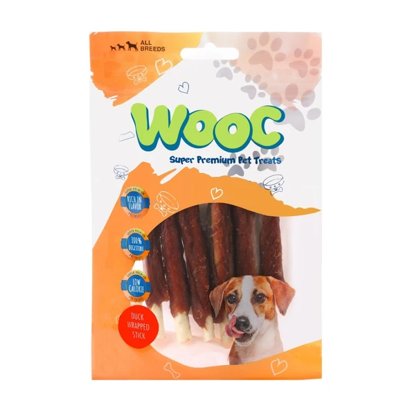 Wooc Dog Ördek Sargılı Sütlü Stick Ödül 80 g ürün görseli 1