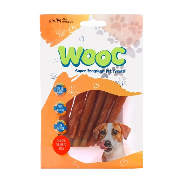 Wooc Dog Tavuk Sargılı Natural Stick Ödül 80 g ürün görseli 1