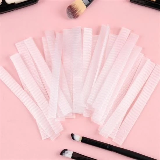 OLLEVRA Makyaj Fırça Malzemeleri Koruyucu File Kapak Örgü Kılıf Set 20 Li Far Allık Kontür Eyeliner ürün görseli 1