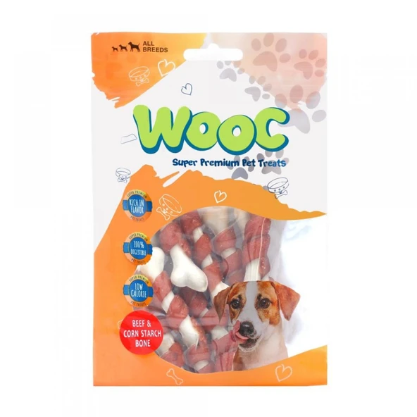 Wooc Dog Biftek Sargılı Kalsiyum Kemikli Ödül 80 g ürün görseli 1