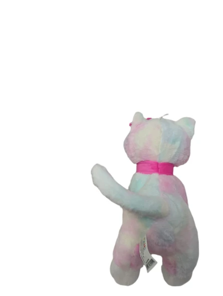 Pembe Tokalı Kedi 30cm ürün görseli 1