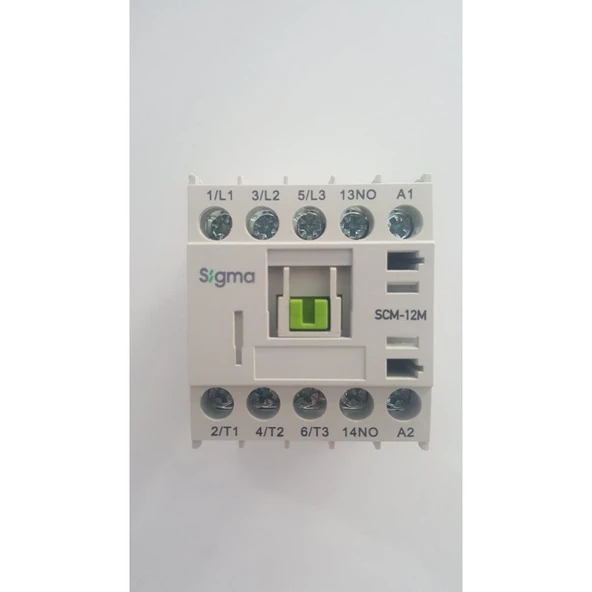 Sigma SCM-12M SCM1210230 5.5kw 230V Ac 1no Mini Kontaktör ürün görseli 1