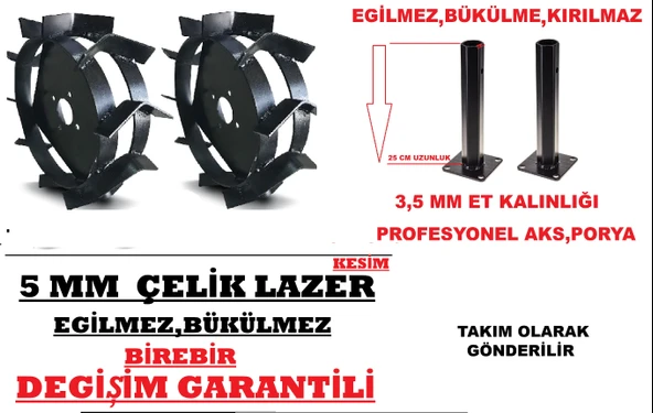 DALAZ, Ayka RZ 200 M Çapa Makinesi Honda UYUMLU DEMİR TEKER PROFESYONEL TİP ürün görseli 1