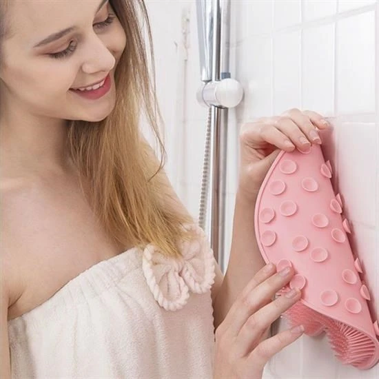 OLLEVRA Çok Amaçlı Esnek Yumuşak Banyo El Ayak Vücut Plastik Duş Matı Plastik Banyo Matı ürün görseli 1