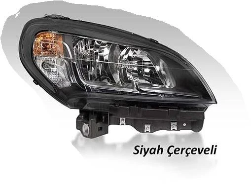 FAR MOTORLU SİYAH ÇERÇEVELİ SAĞ FIAT DOBLO (2015? ) ürün görseli 1