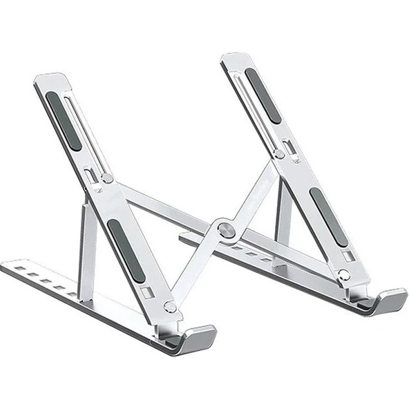 Concord Alüminyum Ayarlı Laptop Macbook Notebook Yükseltici Tutucu Stand ürün görseli 1