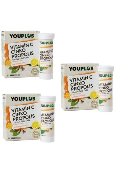Youplus 20 Efervesan Tablet 3 Adet ürün görseli 1