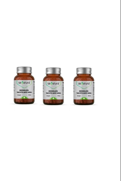 VeNatura Bromelain 60 Kapsül 3 Adet ürün görseli 1