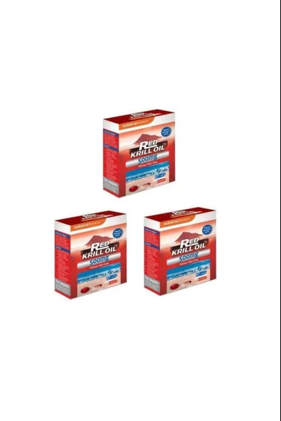Red Krill Oil 500 Mg 30 Kapsül 3 Adet ürün görseli 1