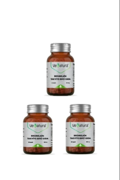VeNatura Bromelain 60 Kapsül 3 Adet ürün görseli 1