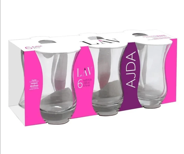 Lav Ajda 315 Çay Bardağı 6'lı ürün görseli 1