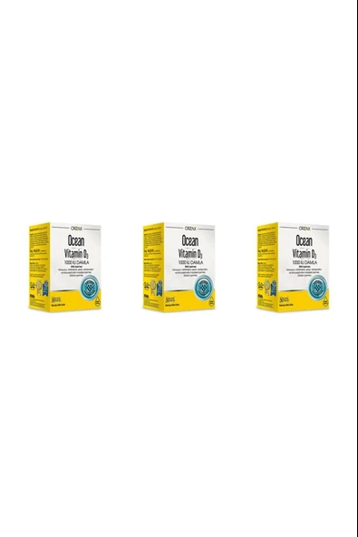 Ocean Vitamin D3 1000 Iu Damla 50 Ml 3 Adet ürün görseli 1