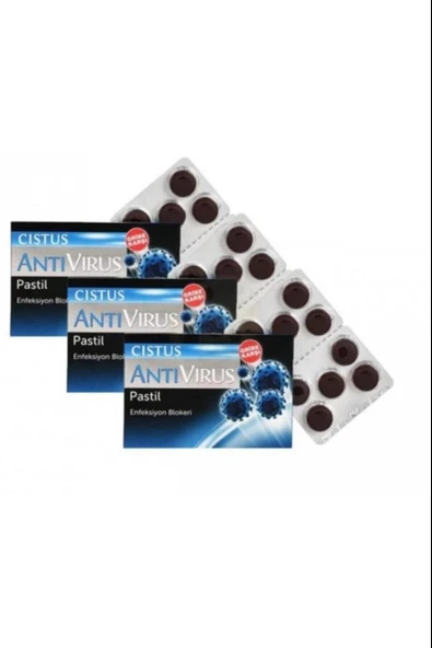 Cistus Antivirus Pastil 10 Adet 3 Adet ürün görseli 1