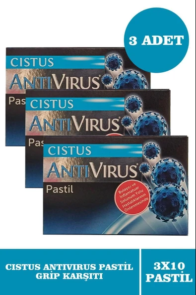 Cistus Antivirus Pastil 10 Adet 3 Adet ürün görseli 1