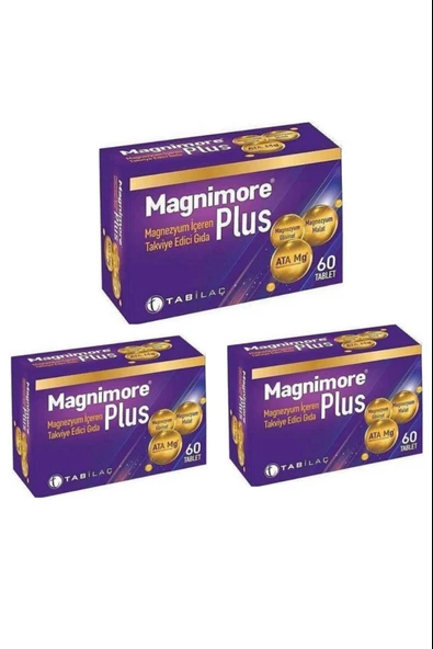 Magnimore Plus 60 Tablet 3 Adet ürün görseli 1