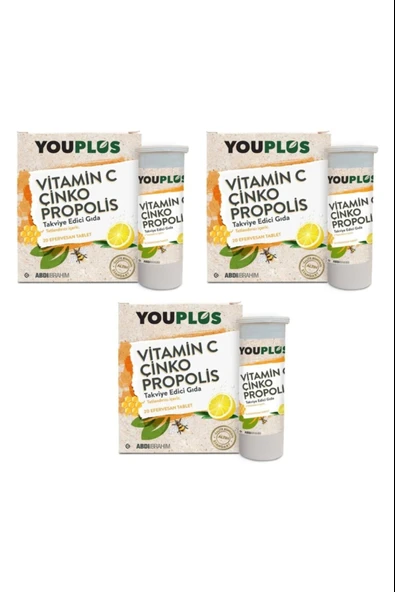 Youplus 20 Efervesan Tablet 3 Adet ürün görseli 1