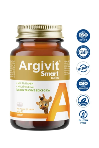 Argivit Smart 30 Tablet 3 Adet - Resim 3