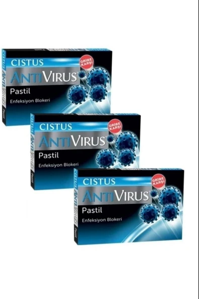 Cistus Antivirus Pastil 10 Adet 3 Adet ürün görseli 1