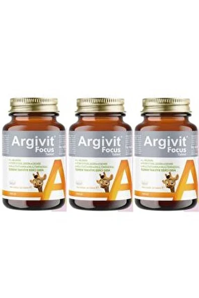 Argivit Focus 30 Tablet 3 Adet ürün görseli 1
