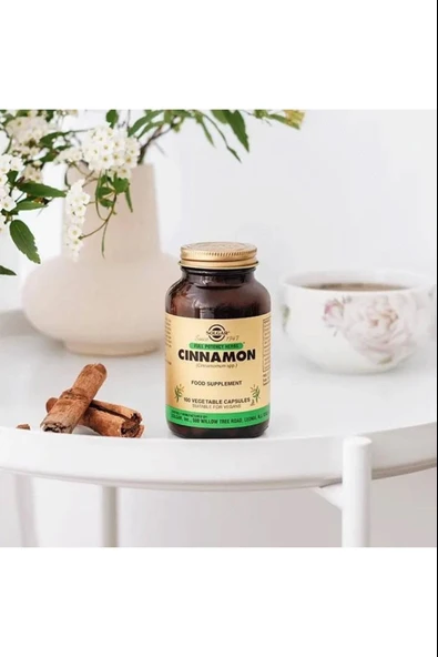 Solgar Cinnamon 100 Kapsül 3 Adet - Resim 2