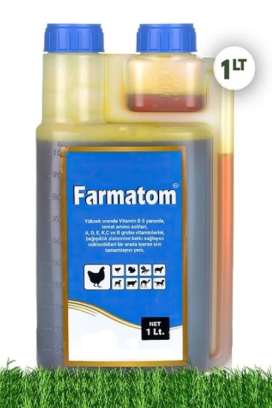 Munich Vet Farmatom Vitamin Desteği 1 Lt - Kanatlı Hayvanlar İçin Güçlü Vitamin Takviyesi ürün görseli 1