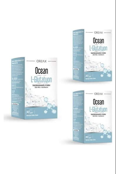 Ocean L-Glutatyon 250 mg 30 Tablet 3 Adet ürün görseli 1