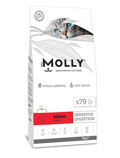 Molly Kitten Kuzu Etli Yavru Kedi Maması 2 Kg - Sağlıklı ve Dengeli Beslenme ürün görseli 1