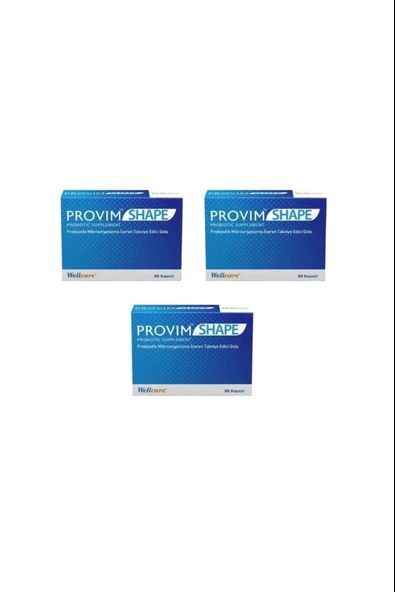 Wellcare Provim Shape 30 Kapsül 3 Adet ürün görseli 1