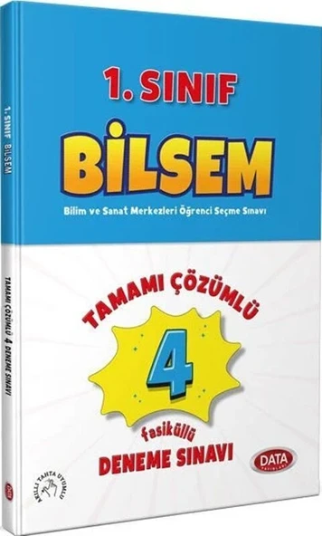 1. Sınıf Bilsem Tamamı Çözümlü Fasikül 4 Deneme Sınavı Data Yayınları ürün görseli 1