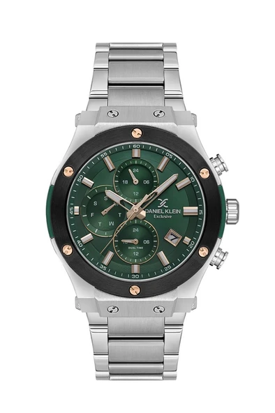 DANIEL KLEIN DK.1.14227-4 YEŞİL KADRAN METAL ERKEK KOL SAATİ ürün görseli 1