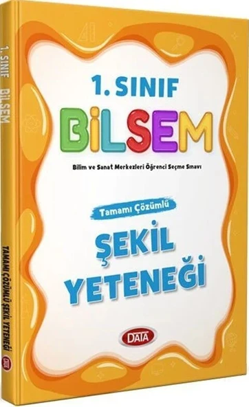 1. Sınıf Bilsem Tamamı Çözümlü Şekil Yeteneği Data Yayınları ürün görseli 1
