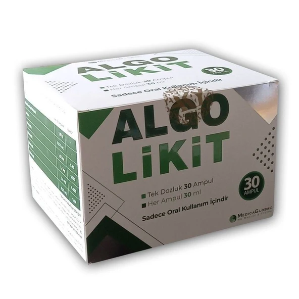 Algo Likit 30ml 30 Oral Flakon - Enzimatik Hidrolize Sığır Kollajeni ürün görseli 1