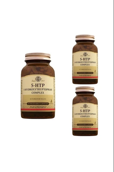 Solgar 5-htp 100 Mg 30 Kapsül 3 Adet ürün görseli 1