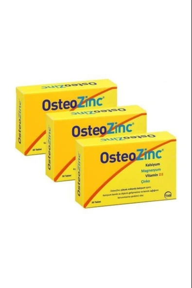 Osteozinc 30 Tablet 3 Adet ürün görseli 1