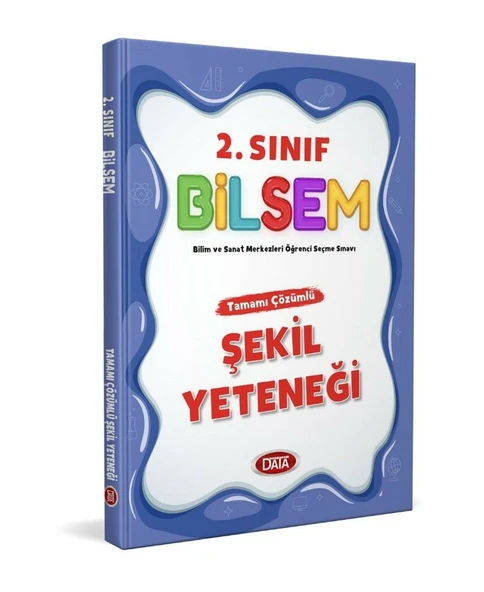2. Sınıf Bilsem Tamamı Çözümlü Şekil Yeteneği Data Yayınları ürün görseli 1