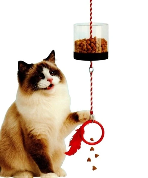 Mamaçek Kedi Maması Dağıtıcı Oyuncak - Akıllı Eğlence ve Ödül Bir Arada ürün görseli 1
