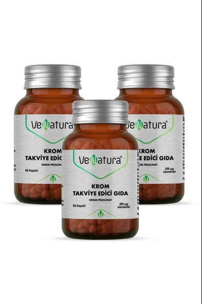 VeNatura Krom 90 Kapsül 3 Adet ürün görseli 1