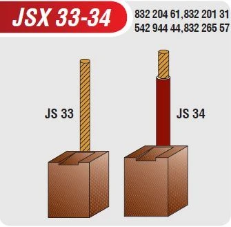 JSX33-34 12V MARŞ KÖMÜRÜ FIAT SIENA PALIO DOBLO IVECO ALFA ROMEA 6×15X16,7 FIAT TİPİ ürün görseli 1