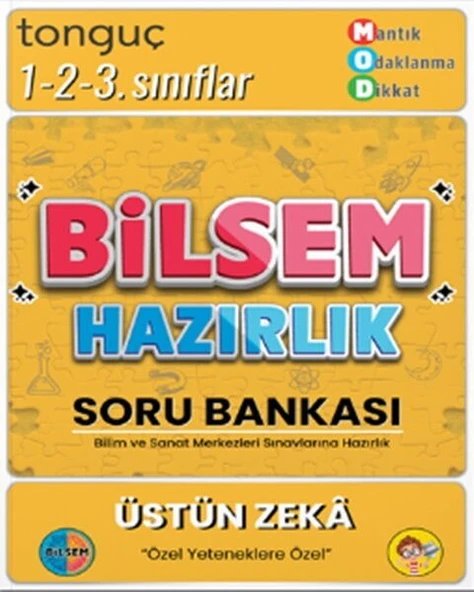 1. 2. ve 3. Sınıflar İçin Bilsem Hazırlık Soru Bankası Tonguç Akademi ürün görseli 1