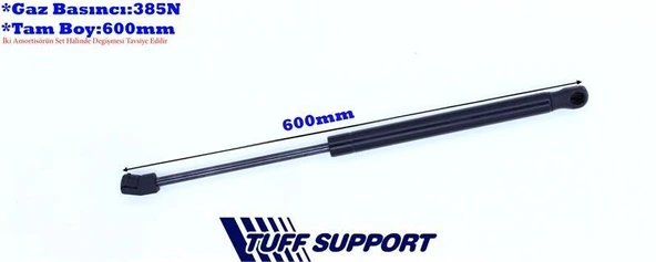 BAGAJ AMORTİSÖRÜ FORD FOCUS HB (YENİ)13 (UZUNLUK=600mm BASINÇ=385N) ürün görseli 1