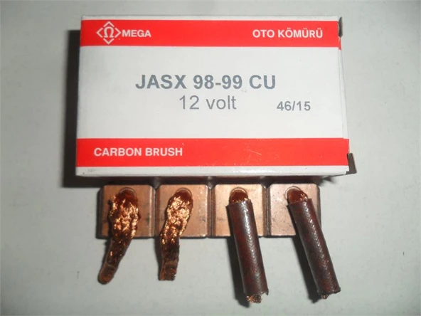 FJ192CU 12V MARŞ KÖMÜRÜ MAZDA MITSUBISHI CANTER L300  NISSAN 6,8X18X18 MITSUBISHI TİPİ ürün görseli 1