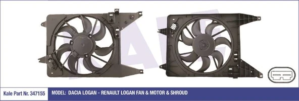 FAN MOTORU DAVLUMBAZLI DACIA LOGAN 1.5D SANDERO (6001550773) ürün görseli 1