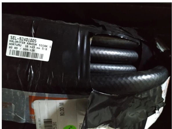 KALORİFER KAUCUK SICAK SU HORTUMU  16×23 mm 5/8 SEL ürün görseli 1