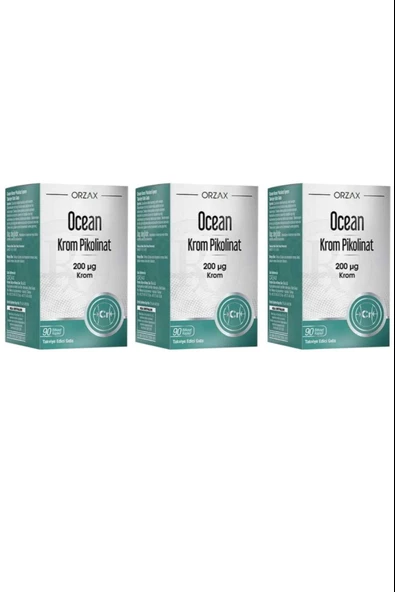 Ocean Krom Pikolinat 20 Mcg 90 Kapsül 3 Adet ürün görseli 1